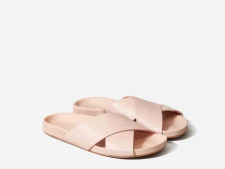 Crossover Leather Sandal