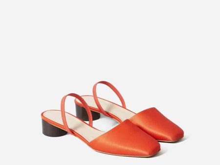 Tapered Square Toe Slingback