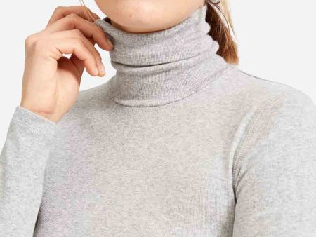 Basic Micro Rib Turtleneck